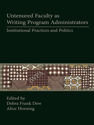 cover image of Untenured Faculty as Writing Program Administrators